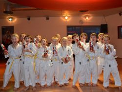 Jahresabschlusstraining Karateschule Kumadera - Ninja Gruppe