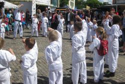 Karateschule Kumadera auf dem Stadtfest Achim 2013