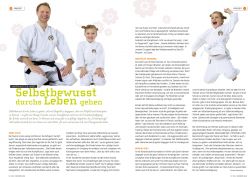Artikel im Familienmagazin "Kinderpassage" - Kampfkunst für Kinder - Karateschule Kumadera in Achim und Oyten