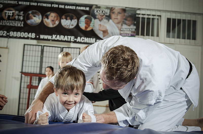 Bonsai Karate 3-5 Jahre - Fallschule - Karateschule Kumadera