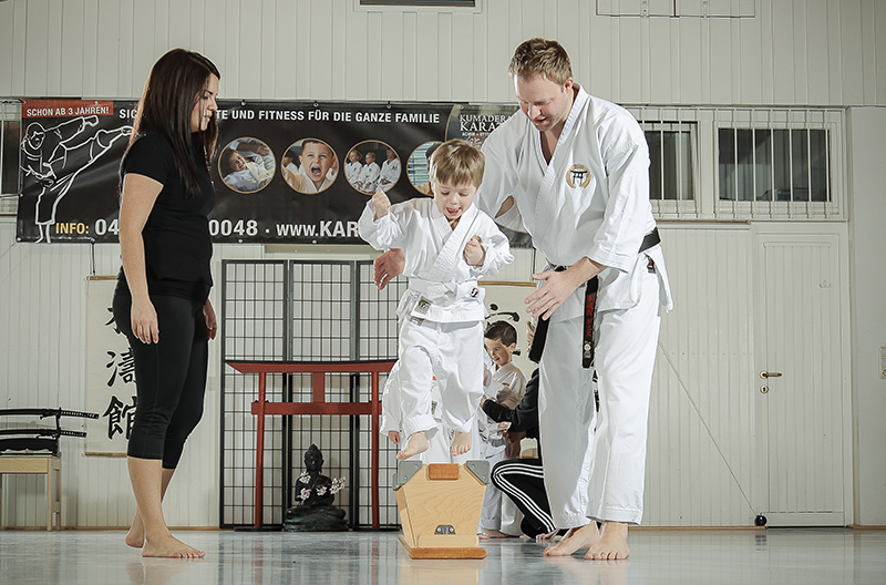 Bonsai Karate 3-5 Jahre - Gleichgewicht und Koordination - Karateschule Kumadera