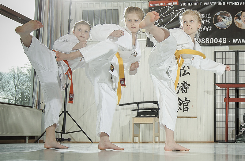 Grundschule - Basistechniken - Ninja Training 5-8 Jahre - Karateschule Kumadera
