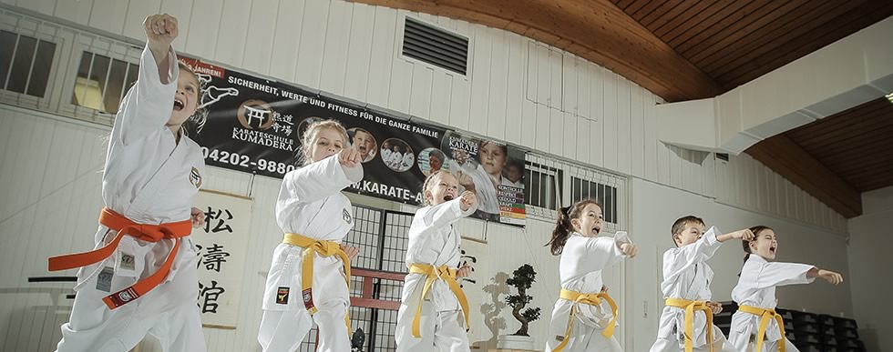 Termine für Kinder Karate in der Karateschule Kumadera